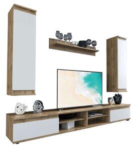 Σύνθετο Sandro 192-000025 175x37x160cm Walnut-White