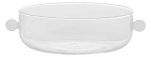 Μπωλ Σερβιρίσματος Με Λαβές Bilia BA02401 18x5,8cm 1200ml White-Clear Zafferano