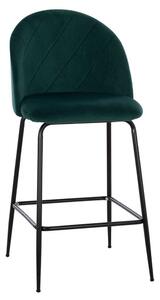 Σκαμπό Μπαρ Odell HM8732.13 45x53x98cm Black-Green