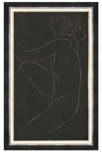 Κάδρο Female Nude FA13417 60x100cm Black-Gold MindTheGap