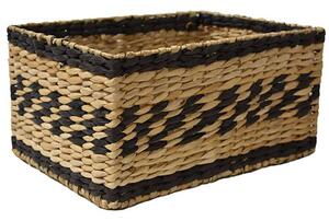 Καλάθι Rush 00.06.67437 34x24x17cm Natural-Black