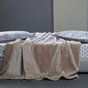 Κουβέρτα Notte 26 Βελουτέ Beige Kentia