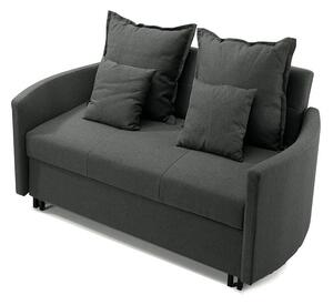 Καναπές-Κρεβάτι Διθέσιος Nordic NORDIC/GR.SCURO 165x92x82cm Dark Grey Ikone Casa