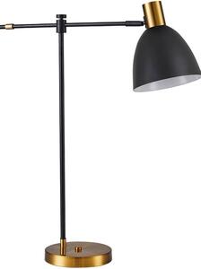 Φωτιστικό Επιτραπέζιο Adept 77-8342 45x16x56cm 1xE27 60W Black-Gold Homelighting