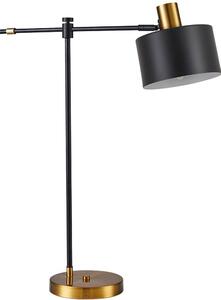 Φωτιστικό Επιτραπέζιο Adept 77-8341 43x16x56cm 1xE27 60W Black-Gold Homelighting