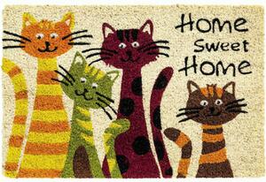 Πατάκι Εισόδου Ruco Print 789 Home Cats 40X60cm Beige-Multi Sdim