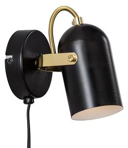 Φωτιστικό Τοίχου Lotus 50101003 16x14cm 1xE14 40W Black-Brass Nordlux