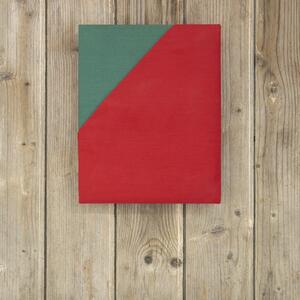 Παπλωματοθήκη Colors Absolute Red - Pine Green Nima