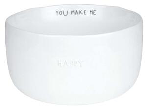 Μπωλ Δημητριακών You Make Me Happy LBTRD0016526 Φ13,5x7,5cm White Raeder