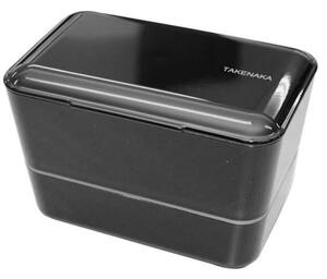 Δοχείο Φαγητού Bento Bite Box Dual LBTTN12-1402-01 17,2x10,9x10,6cm 1150ml Black Takenaka