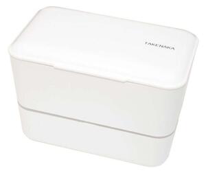 Δοχείο Φαγητού Bento Bite Box Dual LBTTN12-1402-05 17,2x10,9x10,6cm 1150ml White Takenaka