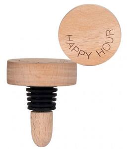 Πώμα Φιάλης Happy Hour LBTRD0016090 Φ4,5x5,7cm Natural-Black Raeder