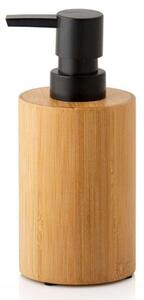 Δοχείο Κρεμοσάπουνου Bamboo LBTAH-BA70074 Φ7x16,5cm 150ml Natural-Black Andrea House