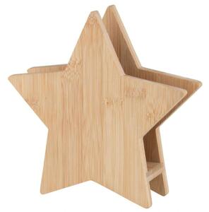 Χαρτοπετσετοθήκη Star LBTRD0090452 18,5x18x5cm Natural Raeder