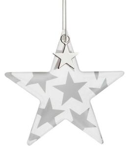 Στολίδι Χριστουγεννιάτικο Silver Stars LBTRD0090109 9,5x8,5cm Silver Raeder