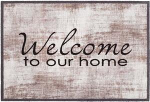 Πατάκι Εισόδου Mondial Welcome To Our Home 064 50x75cm Beige Sdim