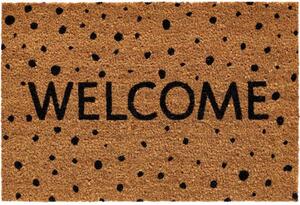 Πατάκι Εισόδου E-Coco Welcome Dots 026 40x60cm Natural-Black Sdim