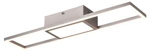 Φωτιστικό Οροφής - Πλαφονιέρα Rigido R67172107 60x13x6cm Dim Led 2800Lm 22W Nickel RL Lighting