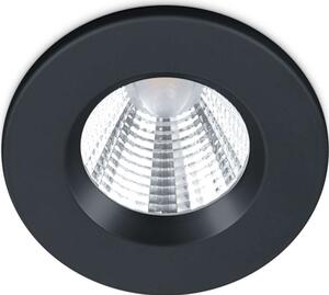 Σποτ Χωνευτό Zagros 650710132 Φ8x5cm Dim Led 345Lm 5,5W 3000K Black Trio Lighting