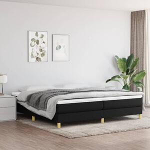 VidaXL Πλαίσιο Κρεβατιού Boxspring Μαύρο 200x200 εκ. Υφασμάτινο