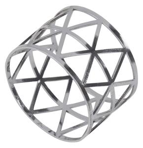 Δαχτυλίδι Πετσέτας Bistro 35003 Φ4,5x3cm Silver GloboStar