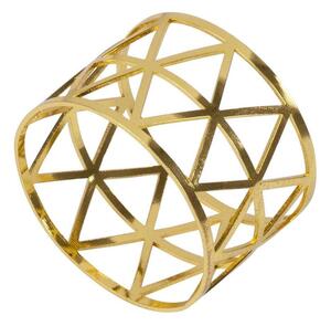 Δαχτυλίδι Πετσέτας Bistro 35004 Φ4,5x3cm Gold GloboStar