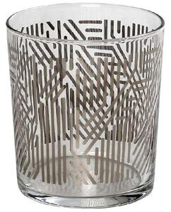 Ποτήρι Νερού Labyrinth RAB655K6 8,6x9cm 380ml Clear-Silver Espiel