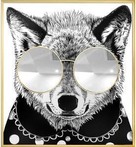 Πίνακας Καμβάς Racoon Thug Life 3710-5 118x130cm Multi Supergreens