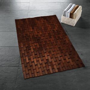 Ταπέτο Μπάνιου Ξύλινο Palito 50x70cm Nutbrown Kleine Wolke