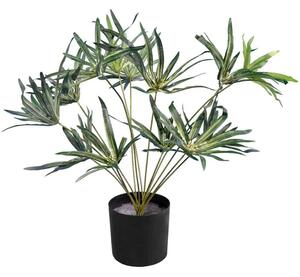 Τεχνητό Φυτό Broadleaf Lady Palm 20059 Φ40x50cm Green-Beige GloboStar