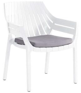 Πολυθρόνα Με Μαξιλάρι Elton 807-123-004 70x68x81,5cm White-Grey