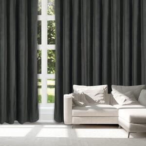 Κουρτίνα 2232 Με Τρουκς Dark Grey Das Home