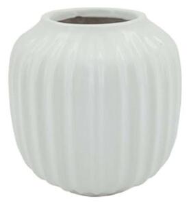 Βάζο Πομπέ 15-00-22969 Φ14x12,5cm White Marhome