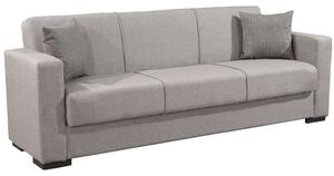 Καναπές Τριθέσιος New Gracia 828-122-119 222x89x84cm Grey