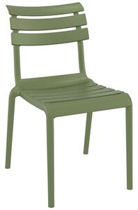 Καρέκλα Helen 20.0774 50x59x84cm Πολυπροπυλένιου Olive Green Siesta