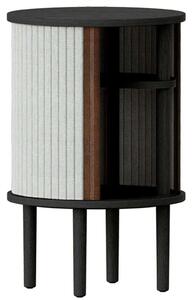 Τραπεζάκι Βοηθητικό Audacious Horizons S 5113C708-03 Φ38x59,3cm Black Oak-Light Grey Umage