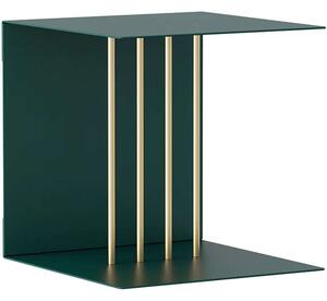 Ράφι Τοίχου Teaser 5006 30x30x30cm Green-Brass Umage