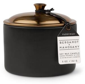 Κερί Σόγιας Αρωματικό Hygge Bergamot And Mahogany 141gr Σε Κεραμικό Δοχείο Paddywax