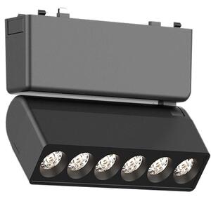 Σποτ Μαγνητικής Ράγας Ultra-Thin T03301-WH 12,2x2,6x8cm Led 480lm 6W 3000K Black Inlight