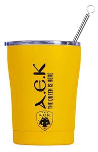 Ποτήρι - Θερμός AEK BC 00-13271 350ml Yellow-Black Estia