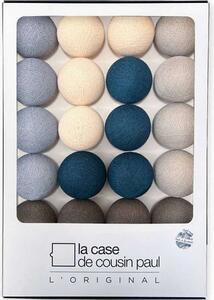 Γιρλάντα L'Original Bogota CP05248 Με 20 Φωτάκια Φ7cm Blue-Grey La Case De Cousin Paul