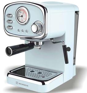 Καφετιέρα Espresso Retro R20809EMB 20x28x30cm 1,25lt 1100W 20Bar Light Blue Morris