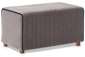 Σκαμπό Mabel 0213658 80x40x40cm Light Grey