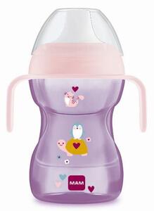 Ποτηράκι Με Χερούλια Fun to Drink Cup Better Together 461G 270ml 8+ Μηνών Pink Mam