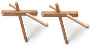 Κρεμάστρα Sticks (Σετ 2Τμχ) 380505 15,5x12,5x14,5cm Natural Normann Copenhagen