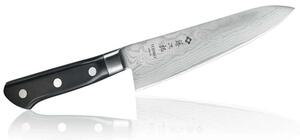 Μαχαίρι Chef Pro DP Damascus F-654 18cm Από Δαμασκηνό Ατσάλι Silver-Black Tojiro