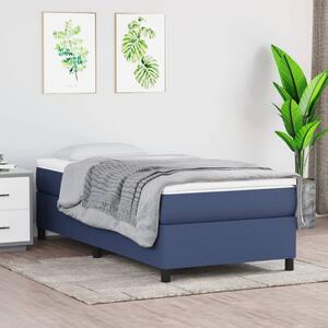 VidaXL Πλαίσιο Κρεβατιού Boxspring Μπλε 80 x 200 εκ. Υφασμάτινο