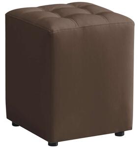 Σκαμπό Cube 40.0123 35x35x42cm Brown Zita Plus