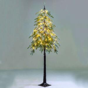 Χριστουγεννιάτικο Δέντρο Snowy Green Pine Tree Led X10901446 Φ50x150cm Multi-Green Aca