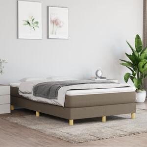 VidaXL Πλαίσιο Κρεβατιού Boxspring Taupe 120x200 εκ. Υφασμάτινο